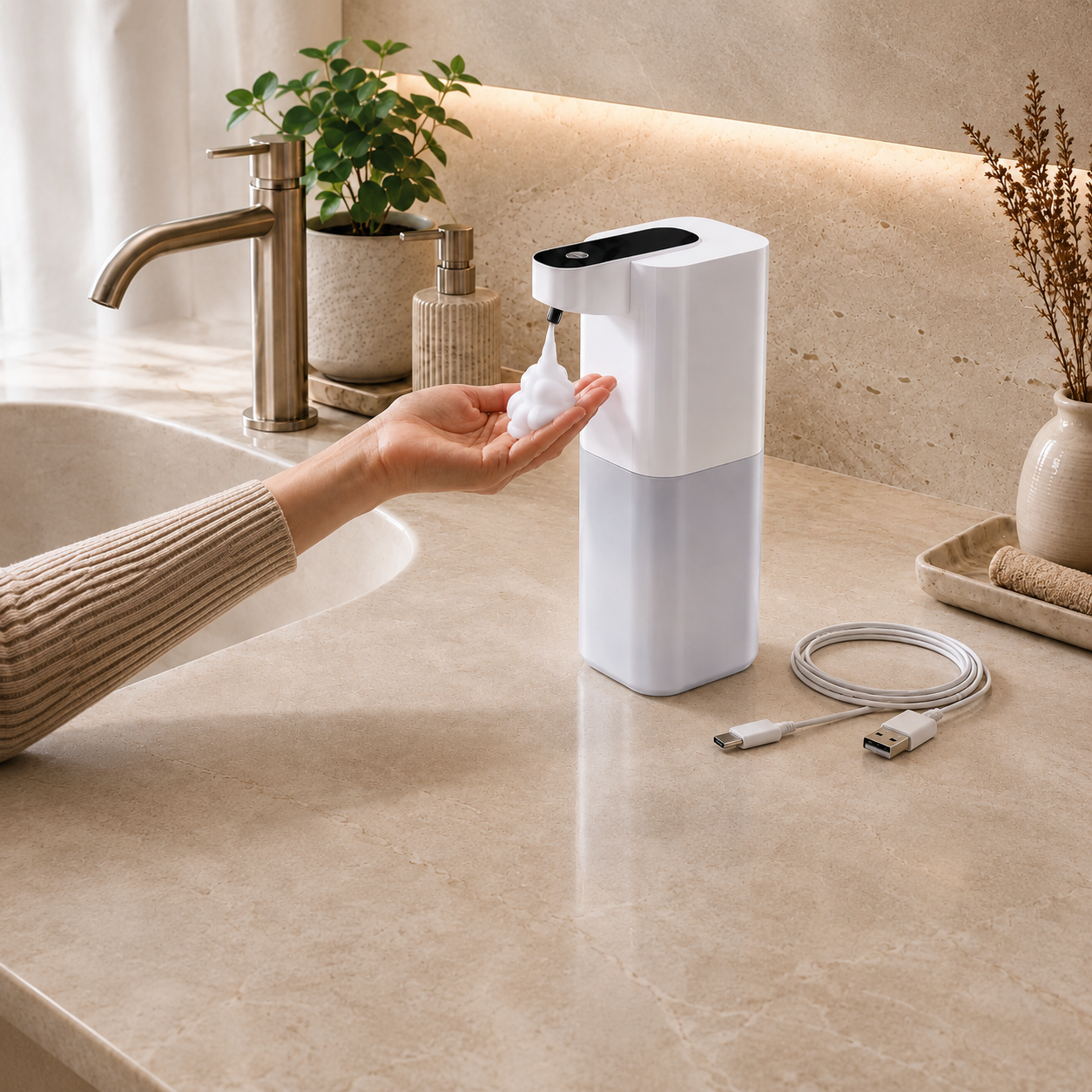 Touchless Automatic Foaming Soap Dispenser