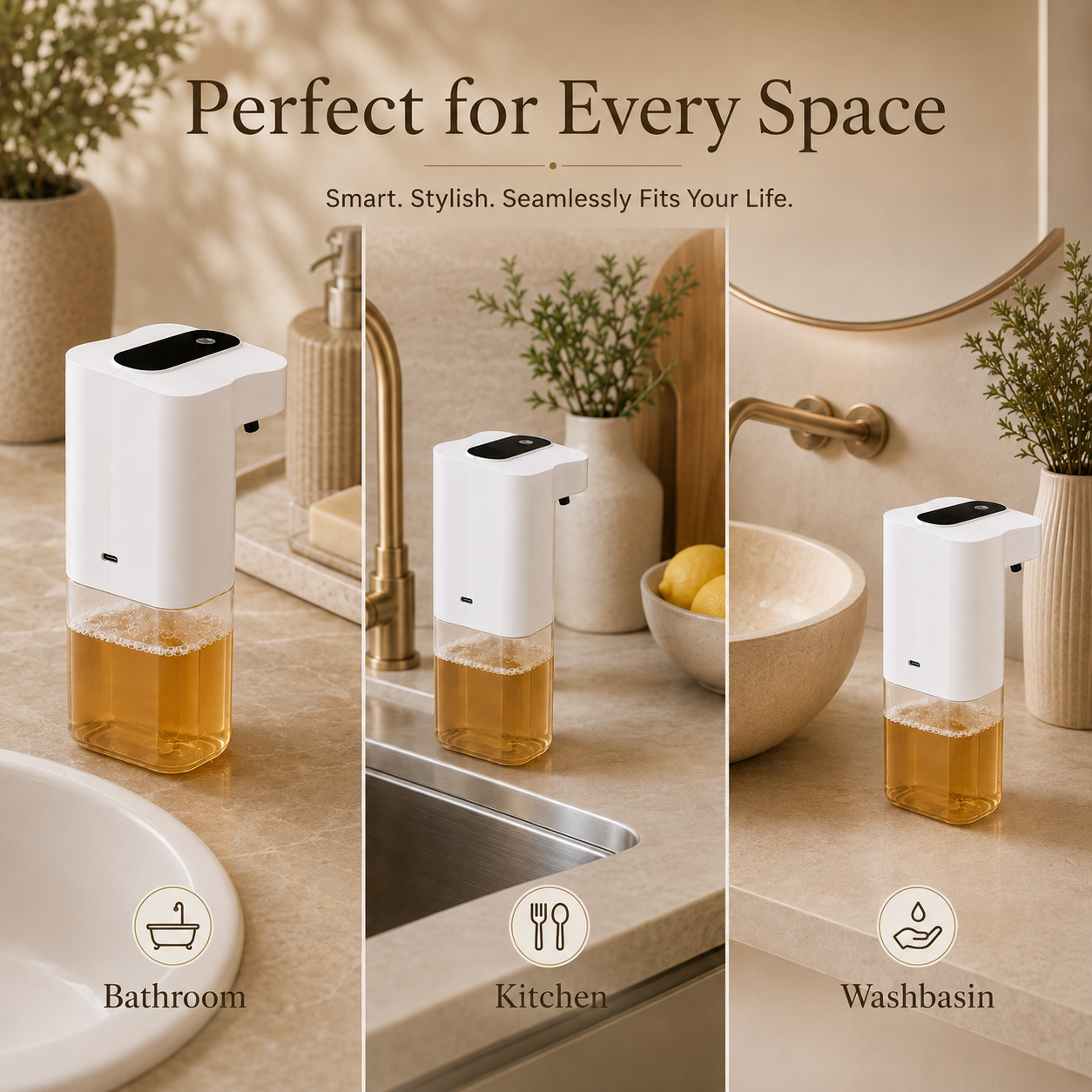 Touchless Automatic Foaming Soap Dispenser